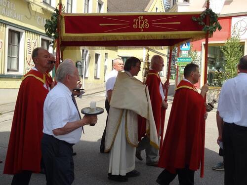 Fronleichnam 2018 / © Pfarrgemeinde Grein/Martin Schachinger Fronleichnam 2018