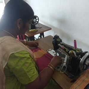 Schneidereikurs in der Diözese Dindigul in Indien