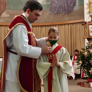 Aufnahme  der Ministranten 26.12.20