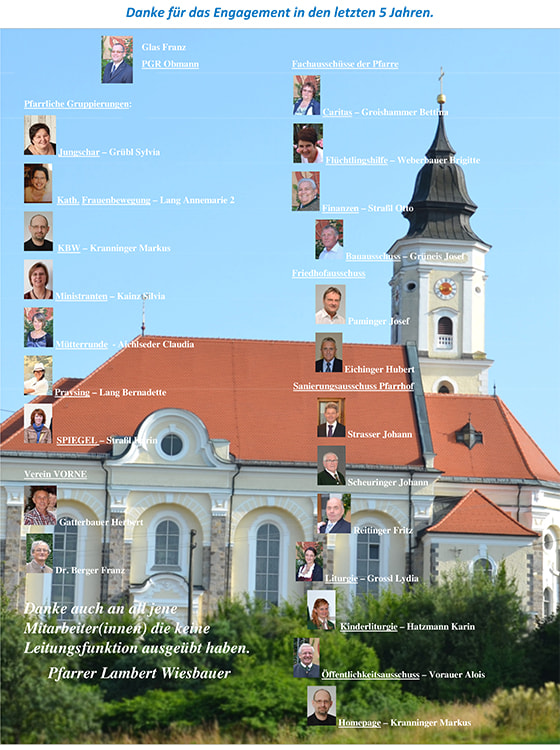 Danke an die Pfarre