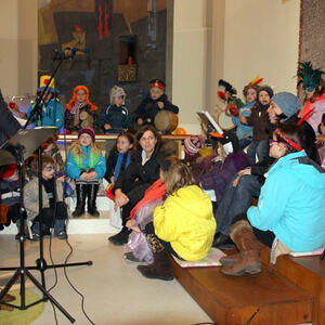 Faschingskindermesse und Pfadfinderfrühschoppen