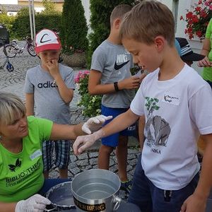 MINT-Workshop in der Bücherei Roitham