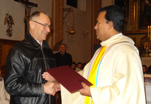 Ehrung von Friedrich Donninger                  