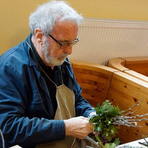 Palmbuschenbinden und Verkauf