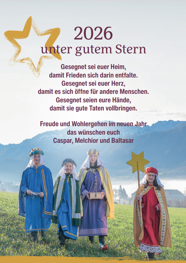 Rückseite Folder / Dreikönigsaktion