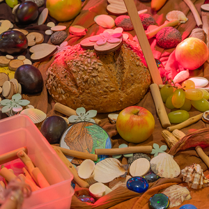 Erntedank-Fest Pfarre Kirchdorf an der KremsBild: Kinderkirche im Feierraum 