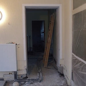 Errichtung und Baugeschichte Krabbelstube