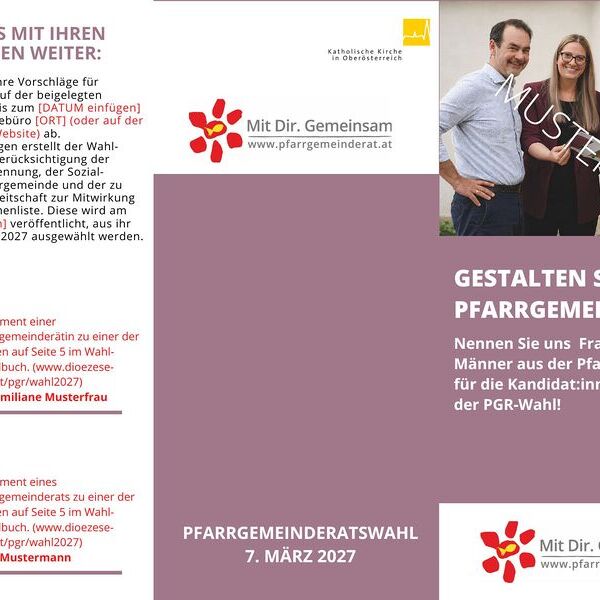 KandidatInnenfolder PGR Wahl 2027 OÖ