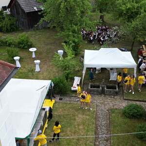 Drohnenfoto vom Fest