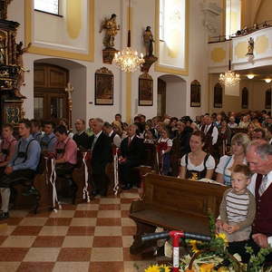 Erntedankfest mit Pfarrfoto