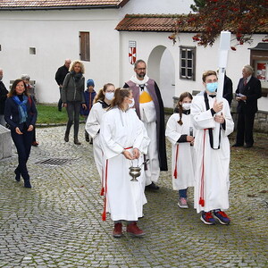 Segnung des neuen Urnengartens