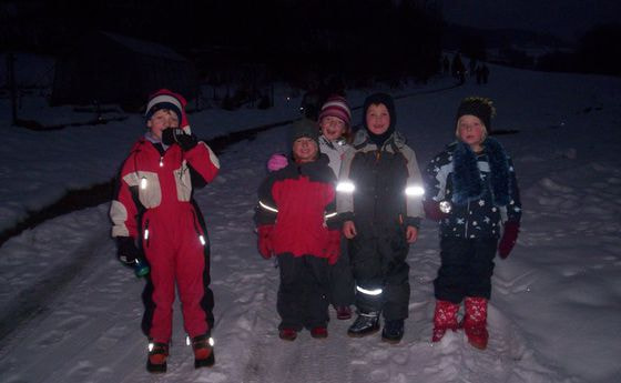 Adventwanderung mit Taschenlampe