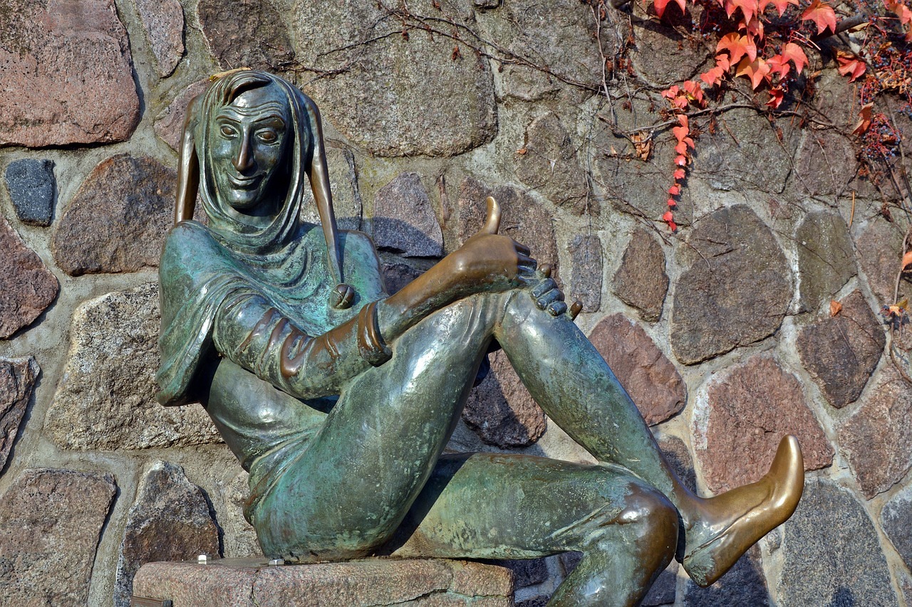Till Eulenspiegel Brunnen in Moelln