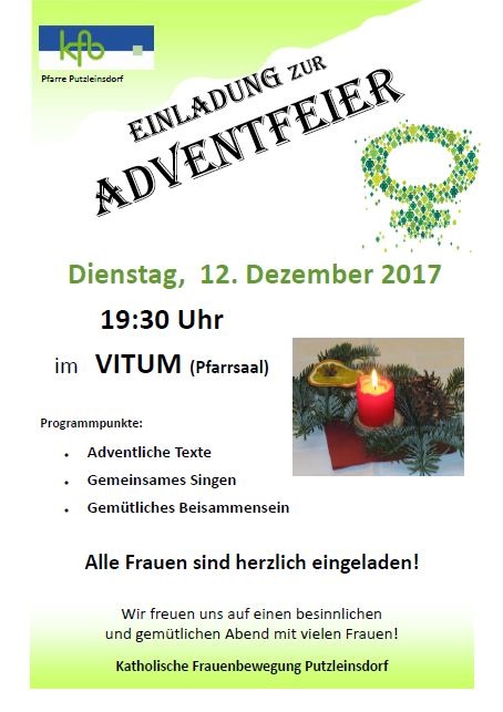 KFB Advent feier