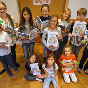 Froschgoscherl singen Songs für Landwirtschaftskammer ein