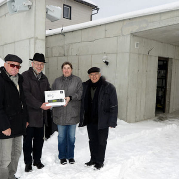 Beschallung am Friedhof