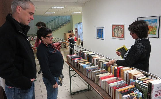                                Bücherflohmarkt zum Ende der Lesewoche