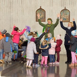 Palmbuschenbinden und Verkauf