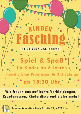 Kinder Fasching 2026