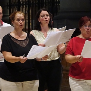 Probe für den ORF-Rundfunkgottesdienst im Linzer Mariendom