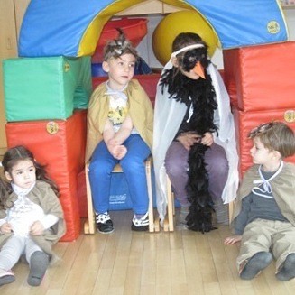 Fasching, Vogelhochzeit im Kindergarten