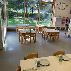 Garderobe / Jausenplatz / Wickelbereich