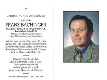 Franz Bachinger