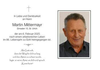 Martin Mittermayr / Bestattung Kepplinger
