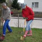 Arbeiten am Familienspielplatz