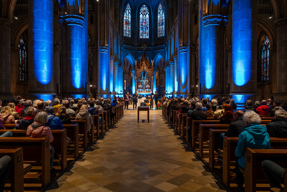 Spring String Quartet: 'Night Prayers' im Mariendom / © Diözese Linz / Johannes Kienberger Spring String Quartet: 'Night Prayers' im Mariendom