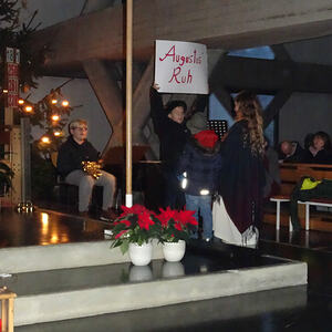 Krippenspiel bei der Kinderweihnacht 2016