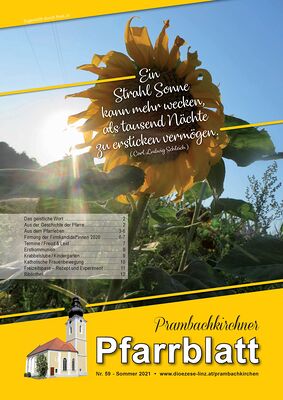 Pfarrblatt Juli 2021