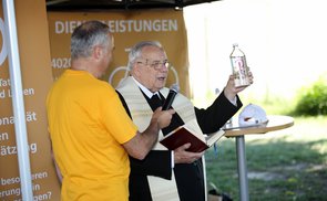 30 Jahre B7 Arbeit und Leben. Mit Bischof Maximilian Aichern. Foto: B7_Johannes Gstöttenmayr