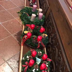 Adventkranzweihe in Burgkirchen