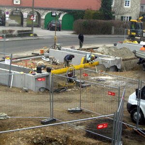 Hl. Nikolaus auf der pfarrlichen Baustelle