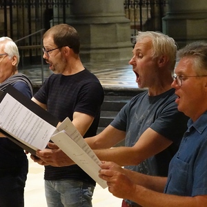 Probe für den ORF-Rundfunkgottesdienst im Linzer Mariendom