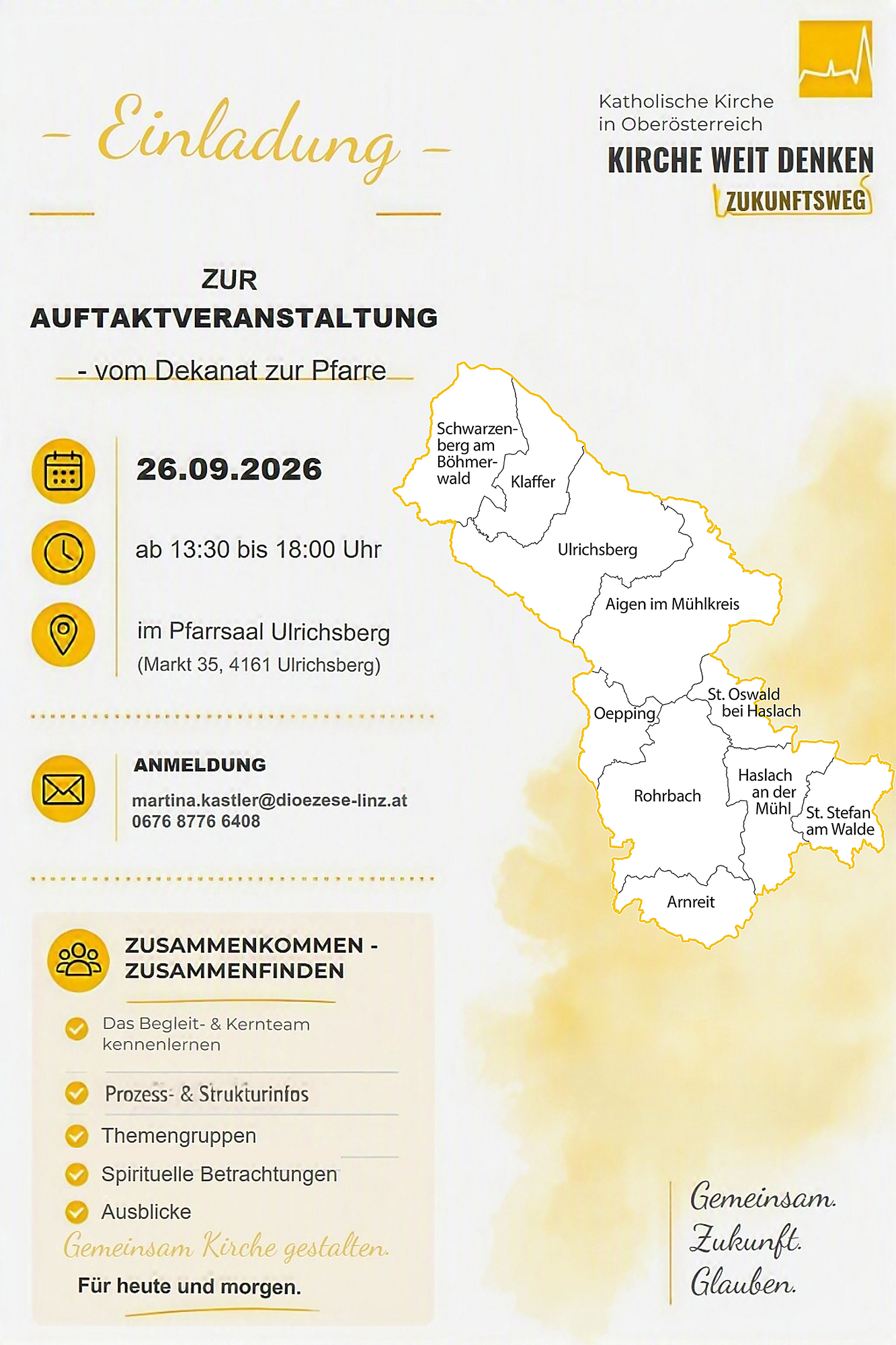 Einladung Auftaktveranstaltung