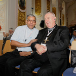 Bei der Fachtagung Weltkirche 2012 mit Erzbischof D'Souza aus Indien