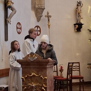 Brief ans Christkind wird verlesen.