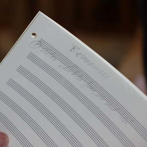 Noten beim Ökumenischen Orgelseminar in Rutzenmoos