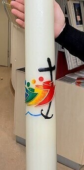 Kerze Heiliges Jahr / Maria Mitter Kerze Heiliges Jahr