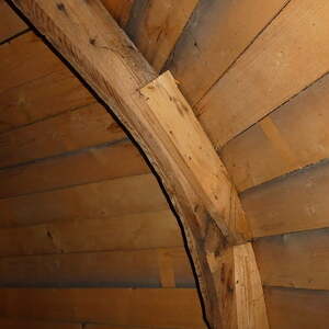 Turmhelm und Hozkonstruktion