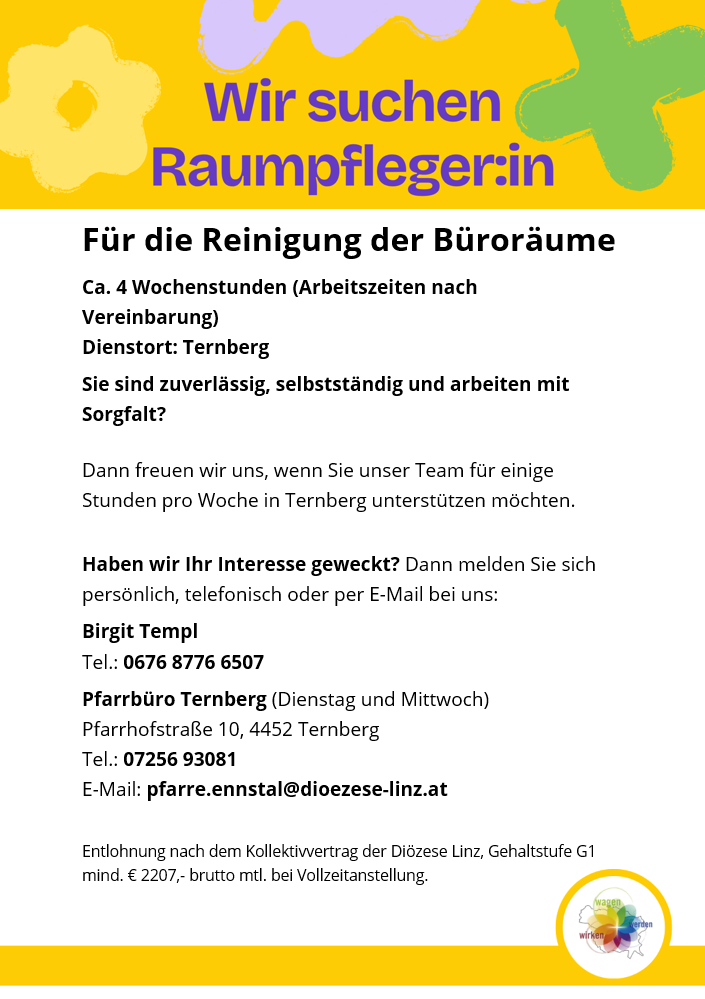 Stellenausschreibung