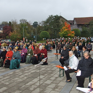 11. Oktober 2020 am Dorfplatz