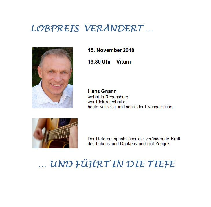  Lobpreis
