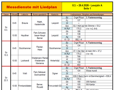 Messdienstplan 3.5.-5.7.2026