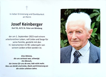 Keinberger Josef / Eckerstorfer Daniel