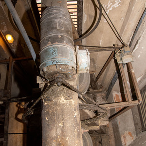 Glockenantrieb, Blick von oben