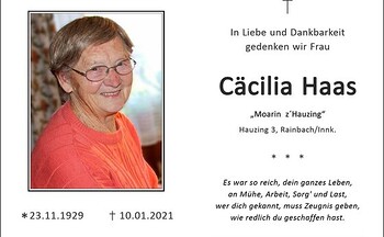 Cäcilia Haas