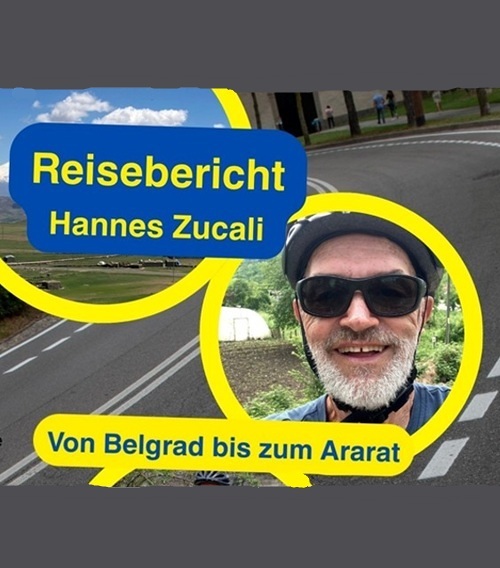Plakat Reisebericht von Hannes Zucali von deiner 66 Tage Radtour im Reich der Osmanen